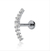 Piercing Cluster Base Reta prata 925