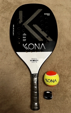 Raquete BT Kona Maddox Black White 2024 + Grip + Bola BT - comprar online