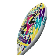 Raquete de Beach Tennis Yzzy Misty White Carbon + 01 Grip + 01 Bola BT - comprar online