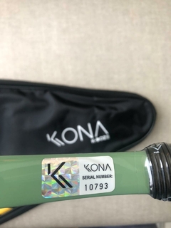 Raquete de Beach Tennis Kona Thunder Green Carbono 3k 2023 + 01 Grip + 01 Bola BT - loja online