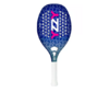 Raquete de Beach Tennis Yzzy Friends Blue Carbon + 01 Grip + 01 Bola BT