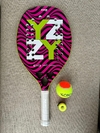 Raquete de Beach Tennis Yzzy Misty Pink Carbon + Brindes