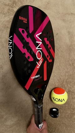 Raquete BT Kona Thunder Pink 2024 + Grip + Bola BT - comprar online