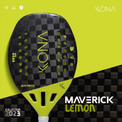 Raquete de Beach Tennis Kona Maverick Lemon Carbono 18k 2023 + 01 Grip + 01 Bola BT - comprar online