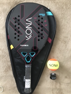 Raquete BT Kona Thunder Black 2024 + Grip + Bola BT - comprar online