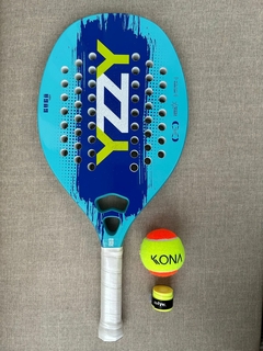 Raquete de Beach Tennis Yzzy Friends Ink Carbon + 01 Grip + 01 Bola BT - comprar online