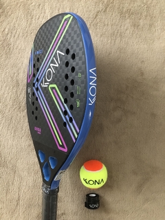 Raquete BT Kona K Doze Blue Matte 2024 + Grip + Bola BT - loja online