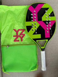 Raquete de Beach Tennis Yzzy 048 Green Carbon + Brindes - comprar online