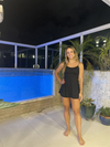 Vestido de Beach Tennis de Alcinha Cor Preto