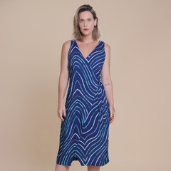 Vestido Envelope Azul Royal - comprar online