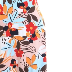 Saia Midi Estampada Floral - comprar online