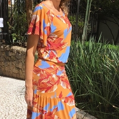 Vestido Florido Longo na internet