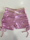 SHORT PUXADINHO CIRRE - ROSA G