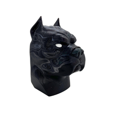 Escultura Cachorro Pitbull 3D Modelo 1 Preto Roaz Creative - comprar online