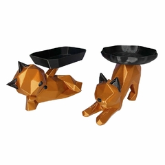 Porta Objetos Gatos Bandeja Chaves Estátua Impressão 3D - comprar online