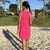 Vestido Inspira com fendas pink - comprar online