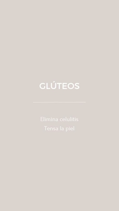 GLUTEOS CELULITIS - TRATAMIENTO TENSOR