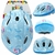 Capacete Infantil Ciclismo Absolute Shake Azul Unicórnio na internet