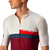 Camisa Ciclismo Castelli A Blocco Ivory Red Blue Masculino - loja online