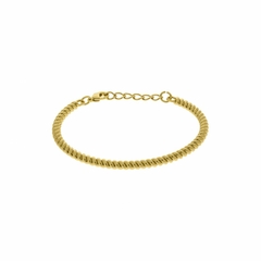 Bracelete Coliseu dourado