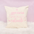 Almohadon con frase Rosa