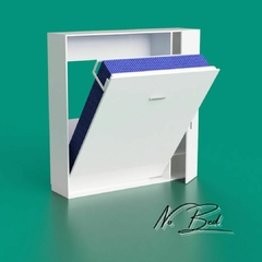 VERTICAL 2 PLAZAS, MAS ESTANTERIAS. FRENTE 1 COLOR. - comprar online