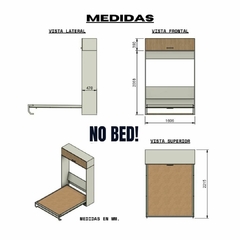 VERTICAL 2 PLAZAS, MAS BAULERA SUPERIOR. - tienda online