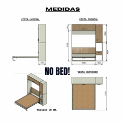 VERTICAL 2 PLAZAS, MAS BAULERA SUPERIOR, MAS ESTANTERIA LATERAL. - tienda online