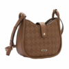 Bolsa Feminina Textura Chic Transversal 3484396