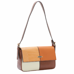 Bolsa Feminina Patch Work Ombro