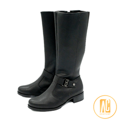 Bota cano longo lisa - comprar online