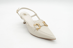 Scarpin slingback com fivela - comprar online