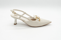 Scarpin slingback com fivela na internet