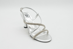 Sandalia com salto strass - comprar online