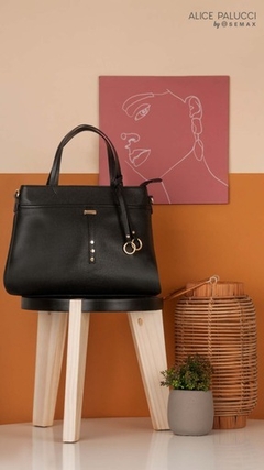 BOLSA TIRACOLO M AL2741PT PRETO - comprar online