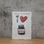 Quadro Decorativo "I Love Nutella" Com Moldura Branca Sem Vidro PRO0124