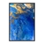 Quadro Decorativo Abstrato Azul E Dourado ABS110 - comprar online