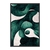 Quadro Decorativo Abstrato Verde Luxuoso ABS563 - comprar online