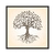 Quadro Decorativo Árvore Da Vida Fundo Nude NATA028