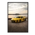 Quadro Decorativo Carro Audi Amarelo Luxo VEIC023