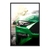 Quadro Decorativo Carro De Luxo Verde Detalhe VEIC028
