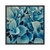 Quadro Decorativo Folhas Folhagem Azul FOL281
