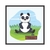 Quadro Decorativo Infantil Panda Composição Animais INF471