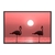 Quadro Decorativo Pôr Do Sol Casal Flamingo ANIF043