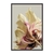 Quadro Flor Abstrata Nude E Rosa Composição FLO142