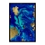 Quadros Decorativos Abstrato Azul E Dourado Luxo Kit Com 3 Peças ABS024023022 na internet