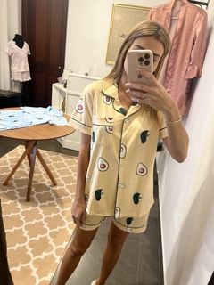 pijama avocado amarelo - comprar online