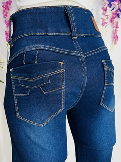 Jeans skinny rasgado corte alto - AQUA Boutique