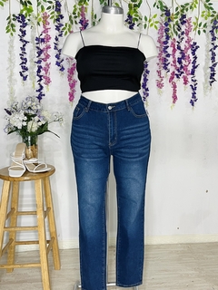 High Waist Skinny Jeans con disenio deslavado