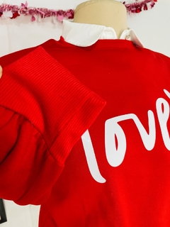 Sudadera Plus con estampado Love - AQUA Boutique